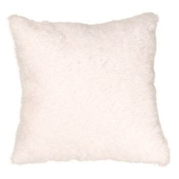 Coussin en peau de mouton croisé | 3 couleurs | 2 tailles 4