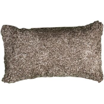 Coussin en peau de mouton croisé | 3 couleurs | 2 tailles 5