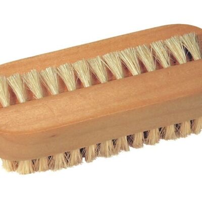 Brosse à ongles brillante avec manucure spa à poils naturels