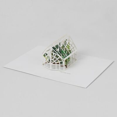 Green House 3D Layer Greeting Card (9339)