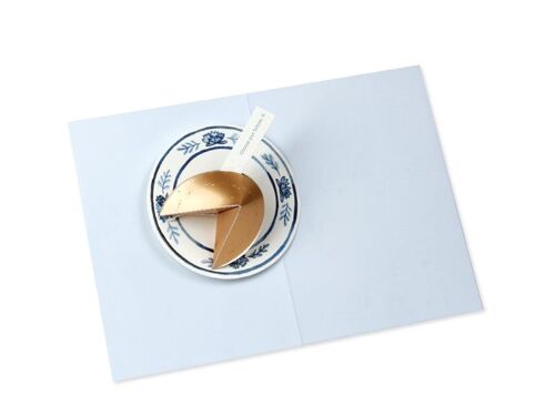 Fortune Cookie 3D Layer Greeting Card (9341)