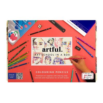 Artful : École d'art dans une boîte – Édition crayon de coloriage (6741)