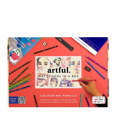 Artful: Escuela de arte en una caja - Edición de lápices para colorear (6741)