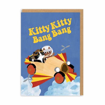 Kitty Kitty Bang Bang Greeting Card (9449)