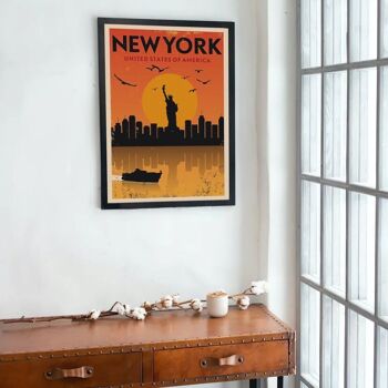 Affiches villes du monde - Poster pour décoration d'intérieur 2