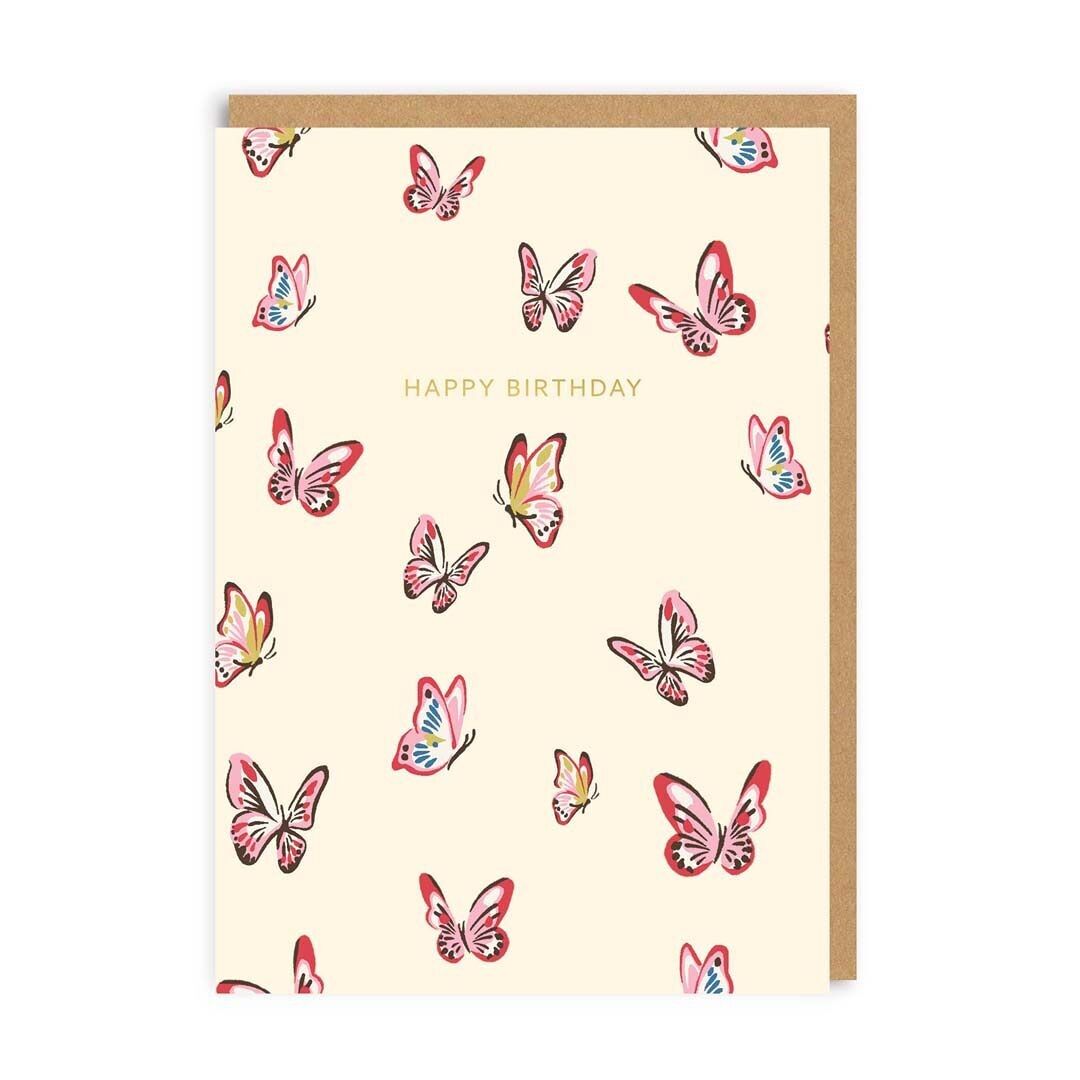 Buy wholesale Cath Kidston Happy Birthday Butterflies Greeting Card (5507)