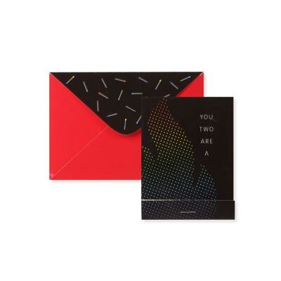 Matchbook 3D Layer Greeting Card (9400)