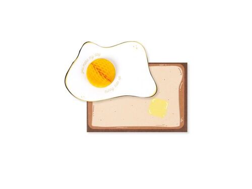 Sunny Side Up 3D Layer Greeting Card (9390)