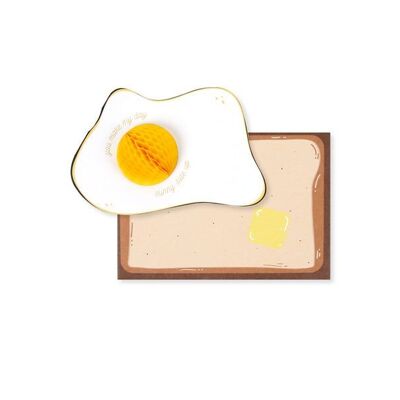 Sunny Side Up 3D Layer Greeting Card (9390)