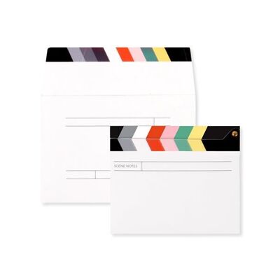 Clapperboard 3D Layer Greeting Card (9414)