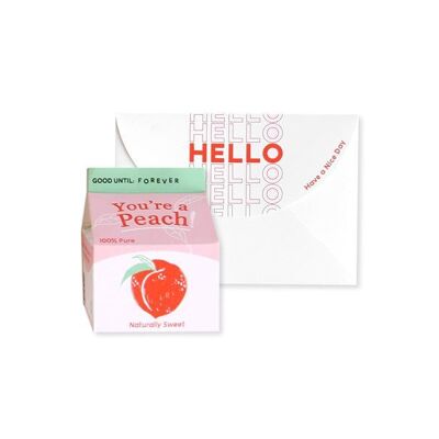 Juice Box 3D Layer Greeting Card (9403)