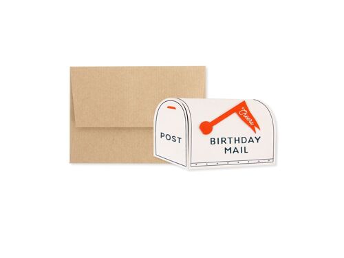 Mailbox 3D Layer Greeting Card (9402)