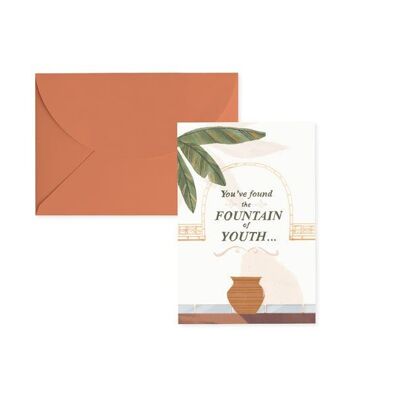 Fountain 3D Layer Greeting Card (9408)