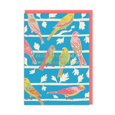 Little Birdie Happy Birthday Card (9281)