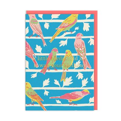 Carte de joyeux anniversaire Little Birdie (9281)
