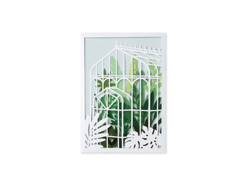 Glass House 3D Layer Greeting Card (9376)
