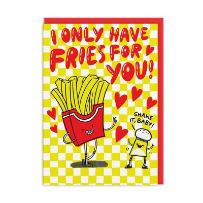 Biglietto di San Valentino con patatine fritte per te (10747)