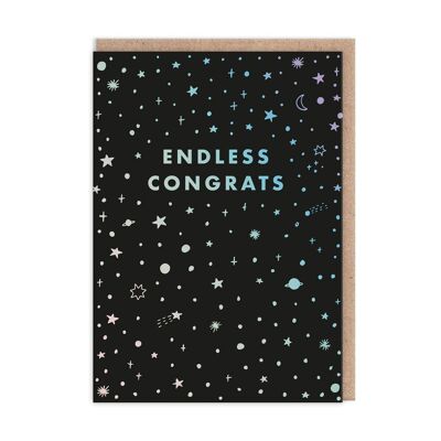 Endless Congrats Stars Congratulations Card (9822)