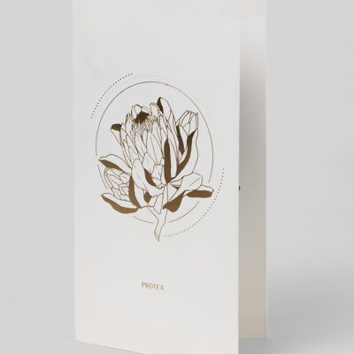 Protea 3D Layer Greeting Card (9298)