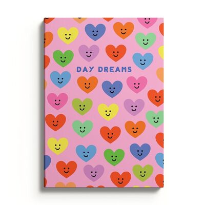Quaderno con cuori e sogni ad occhi aperti (10425)
