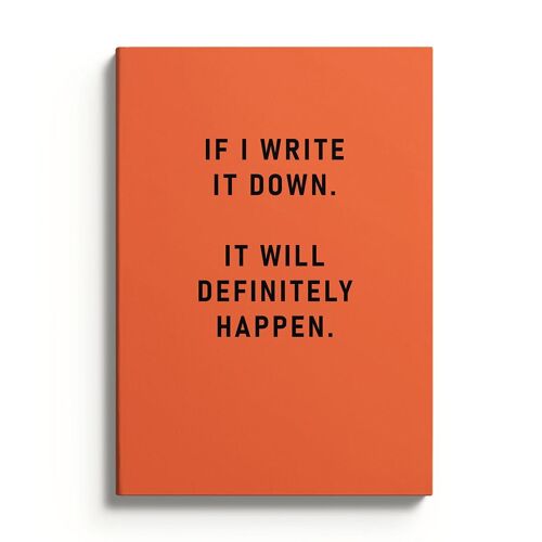 Definitely Happen Notebook (10419)