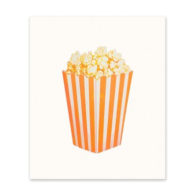 Neon-Popcorn-Kunstdruck (10958)