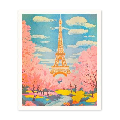 Eiffelturm Kunstdruck (10992)