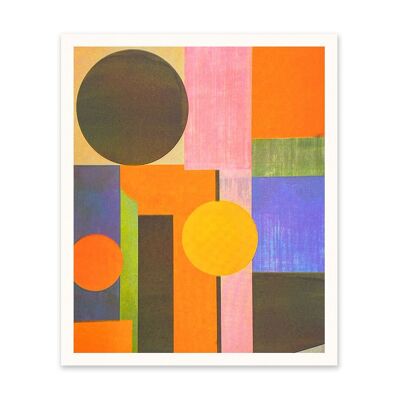 Impresión de arte abstracto 1 de la Bauhaus (11009)