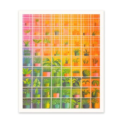 Abstract Glasshouse Art Print (11014)