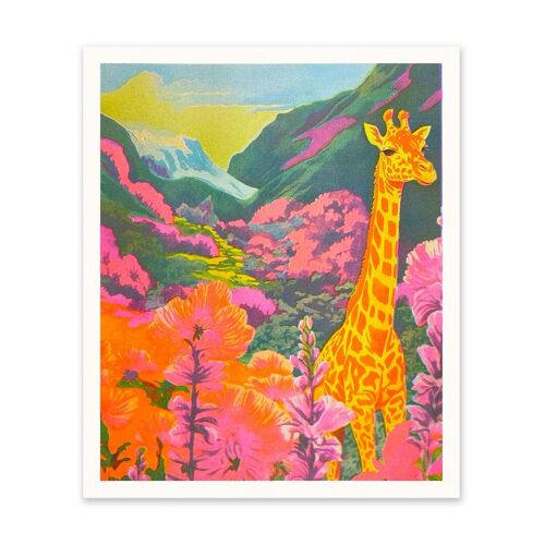 Giraffe Art Print (11017)