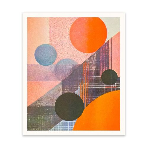 Vintage Abstract Art Print (11026)