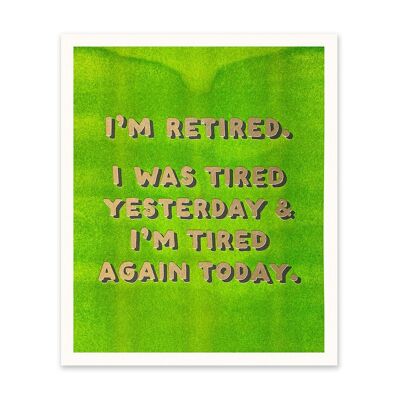 Retired Art Print (11052)