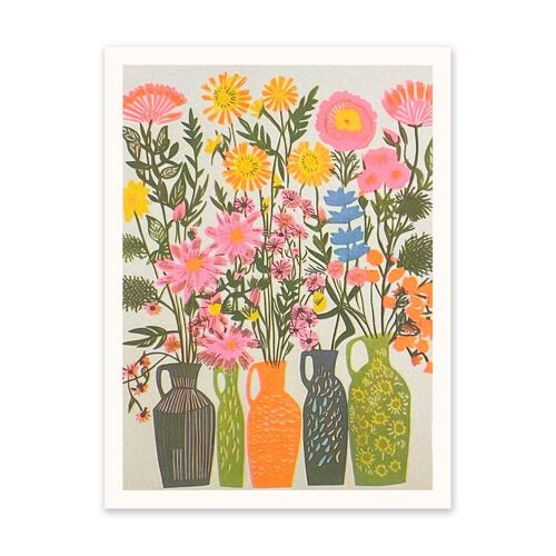 60's Flowers 1 Art Print (10905)