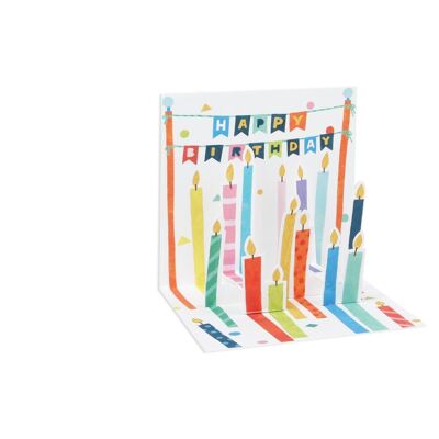 Lots Of Candles Layered Birthday Card (10649)