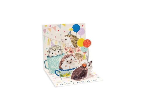 Hedgehog Layered Birthday Card (10646)
