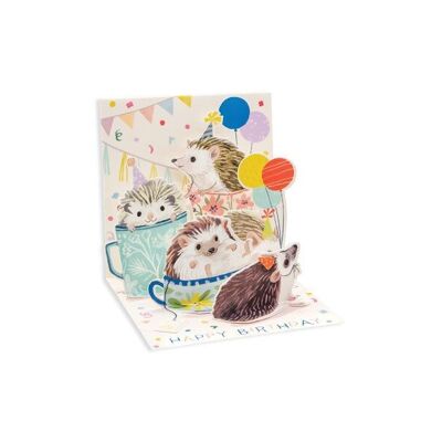 Hedgehog Layered Birthday Card (10646)