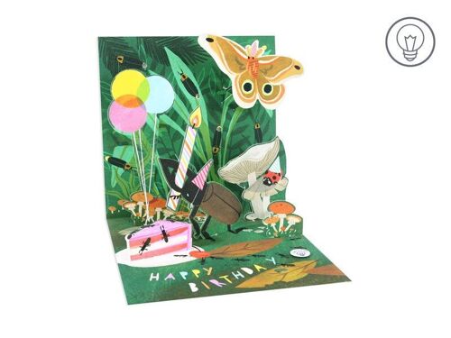 Bugs Birthday Layered Greeting Card (10643)