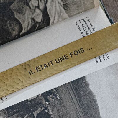 Brass bookmark "once upon a time" #MP002