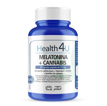 H4U Mélatonine + Cannabis 30 gélules de 545 mg
