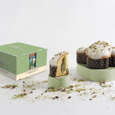 Colomba de Pascua artesanal con pistacho siciliano