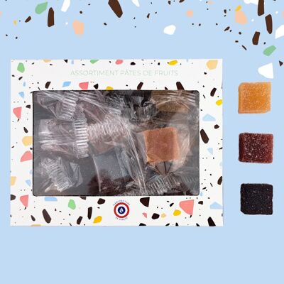 Selbstgemachte Fruchtgelees-Sortimentsbox | ECLATS-Sammlung | Schoko-handwerklich hergestellte Schokolade