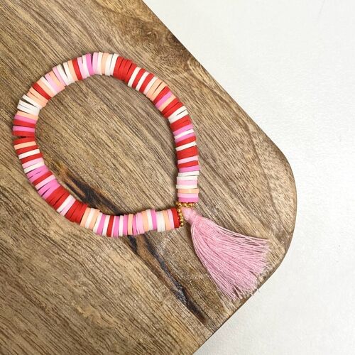 Summery children's bracelet tassel | handmade children's jewelry