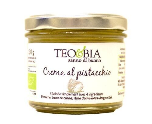 CREMA DI PISTACCHIO SICILIANA BIOLOGICA TEO&BIA