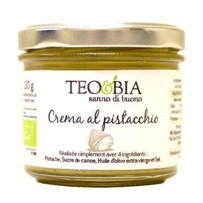 CRÈME DE PISTACHE DE SICILE BIO TEO & BIA