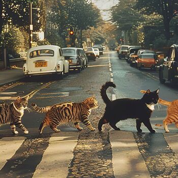Abbey Road Los Gatos De Los Beatles 3