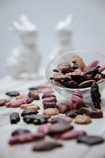 assortiment de 4 chocolats, friture de Pâques - La Fabrique de Julien 2