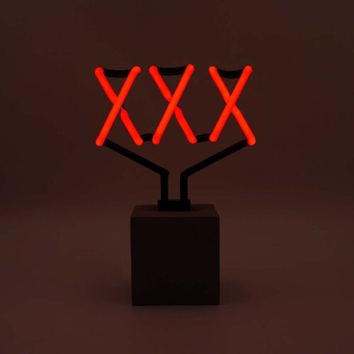 Neon 'XXX' Sign