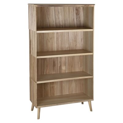 BÜCHERREGAL PAULOWNIA MDF 100X39X180 HELLBRAUN MB201430