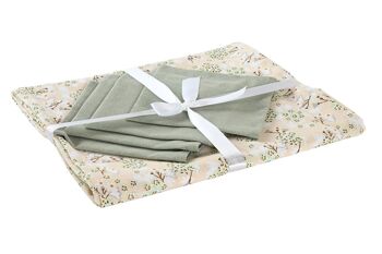 NAPPE SET 5 COTON 150X150X0,5 160 VERT PC200287 2