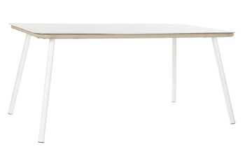 ENSEMBLE DE TABLES 7 ALUMINIUM POLYESTER 163X95X6 BEIGE MB192536 3